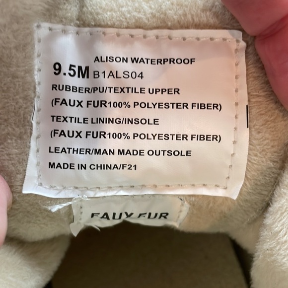 NWT JBU by Jambu & Co Alison Waterproof Womens Boots Size 9.5 Faux Fur Lining - Picture 9 of 12
